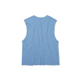 Helio sleeveless top / Haze blue