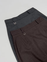 D-ring Stripe H-Line Long Skirt