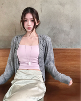 support inner slim strap top (+pad)