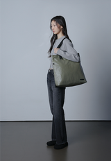 Lacent Two-Tone Tote Bag