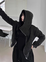 Sasin Vintage Pigment Hood Zip-Up