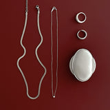 oval mirror tok (magnet) - 2colors