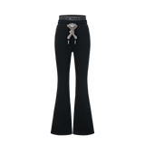 13DE MARZO ロゴバンドスポーツパンツ