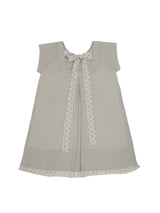 COUNTRY FLARE LINEN DRESS / BEIGE