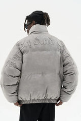 エンボスゴシックロゴダウンジャケット