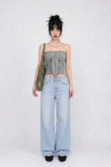 HIGH-WAISTED RELAXED WIDE-LEG JEANS (4COLORS!)