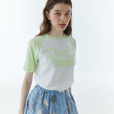 RVSラグランTシャツ グリーン
