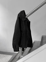 (unisex) パネルディープツーウェイレザージャケット