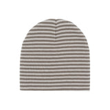 Striped Beanie - Mocha