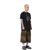 Leopard Tuck Bermuda [BROWN]