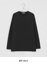 [unisex] ナピュスリットオーバープレーンロングスリーブT