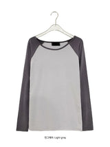 Tensor Basic Color Matching Raglan Long Sleeve Tee