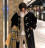  Liu Wool Overfit Duffel Coat