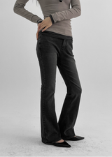 [B-DENIM] LOW SLIM BOOTS-CUT 037