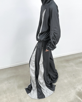 RELABEL (Split Dream) Multi-Zip Reversible Patchwork Adjustable Multi-Style Wear Cut-Out Four-Zip Patchwork Sweatpants