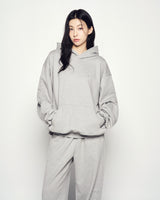 25FW ダブルラインロゴパンツ メランジ
