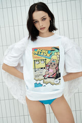 25SS シーサイドリゾートオパンチュウサギ半袖Tシャツ ホワイト