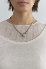 Flat round necklace