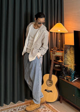 [virstyle original] INKKI two tuck Balloon Tapered Denim Pants 4COLOR