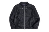 VEGAN LEATHER SINGLE RIDER JACKET