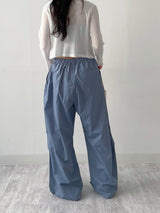 [Unisex] Stopper Parachute Banding Wide Pants