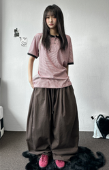 Treaty Multi String Cotton Long Pants  5 Colors 