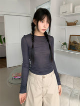 TENCEL LAYERED LONG SLEEVE (11C)
