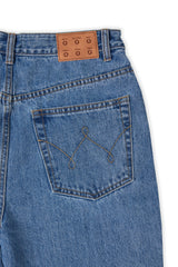 STUD BOOTCUT DENIM PANTS (LIGHT BLUE) MEN