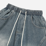Block Panel Denim Pants