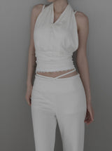 Lua Button Halter Top