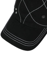 26SS★ ステッチラインコサージュボールキャップ