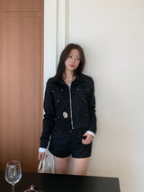 Haze Metal Stud Cotton Jacket