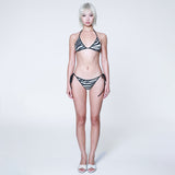 Zoe triangle bikini - wild stripes [classic]