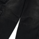 ビンテージカーゴワイドフィットデニムパンツ [ブラック]