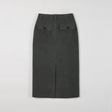 ピグメントビンテージスカート DEEP KHAKI