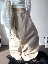 Rabbit Pigment Washed Balloon Long Pants 2 SIZE 3 COLORS 