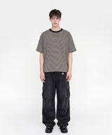 26SS★ Georgette Cool Stripe Short Sleeve T-shirt