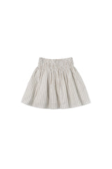 Stripe flare skirt_ivory