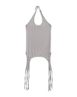 WRAP TAIL HALTER SLEEVELESS