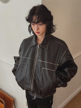 Roa Collar Leather Jacket