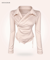 Blair Satin Blouse (3color)