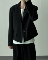 LUMI Oversized Crop Blazer