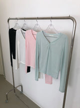 Tencel V-neck T