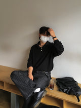 ルタ ヘリンボーン セミストライプ デニムパンツ 2C