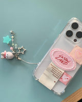 ガーリッシュラベルフォンケース