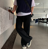 ジーニー 366 コットン バンディング ワイドパンツ