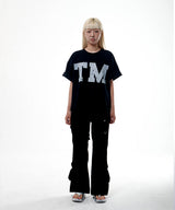 TM CRACK TSHIRT-BLACK