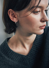 [925 silver] Deux.silver.132 / ファドピアス (シルバー)