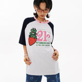 21C フロッグオーバーフィットラグランtシャツ