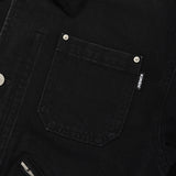コーデュロイカラーワークジャケット [BLACK]